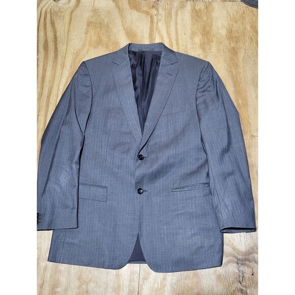 Z Zegna by Ermenegildo Zegna 2 Button Striped Suit Jacket Blazer Men 50R @i2 - Picture 1 of 9